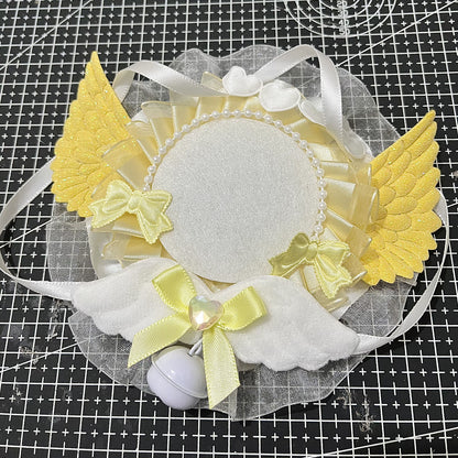 Angel Wing Can Badge Rosette Holder (58mm)