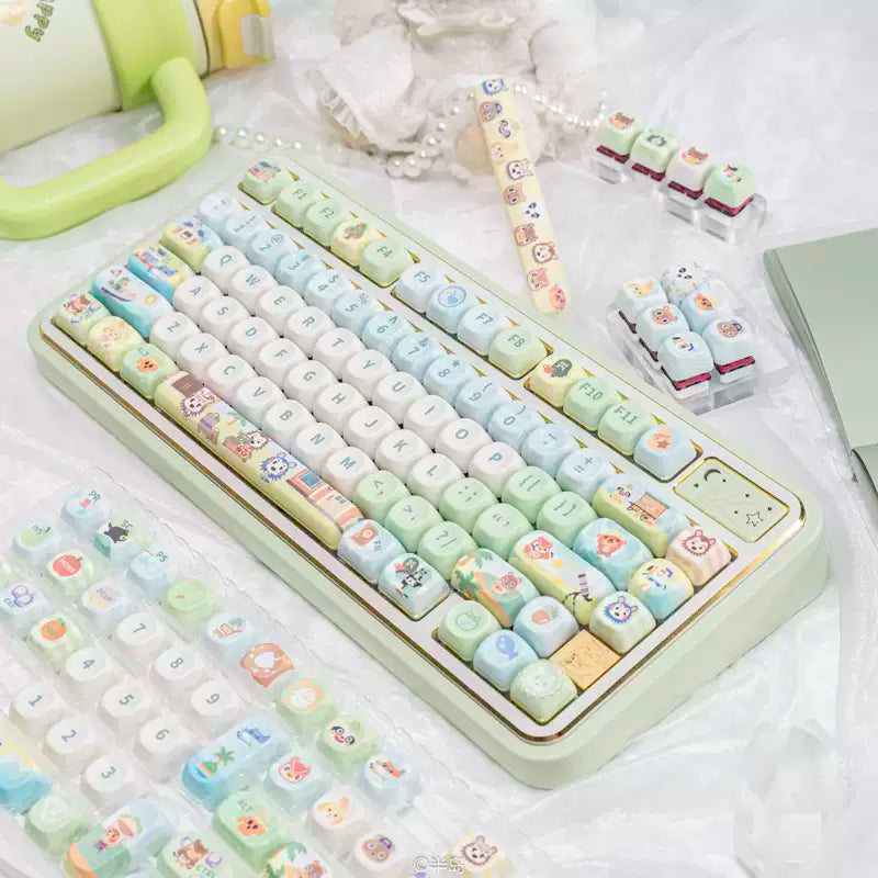 Animal Crossing 137-Key MOA Profile PBT Keycap Set