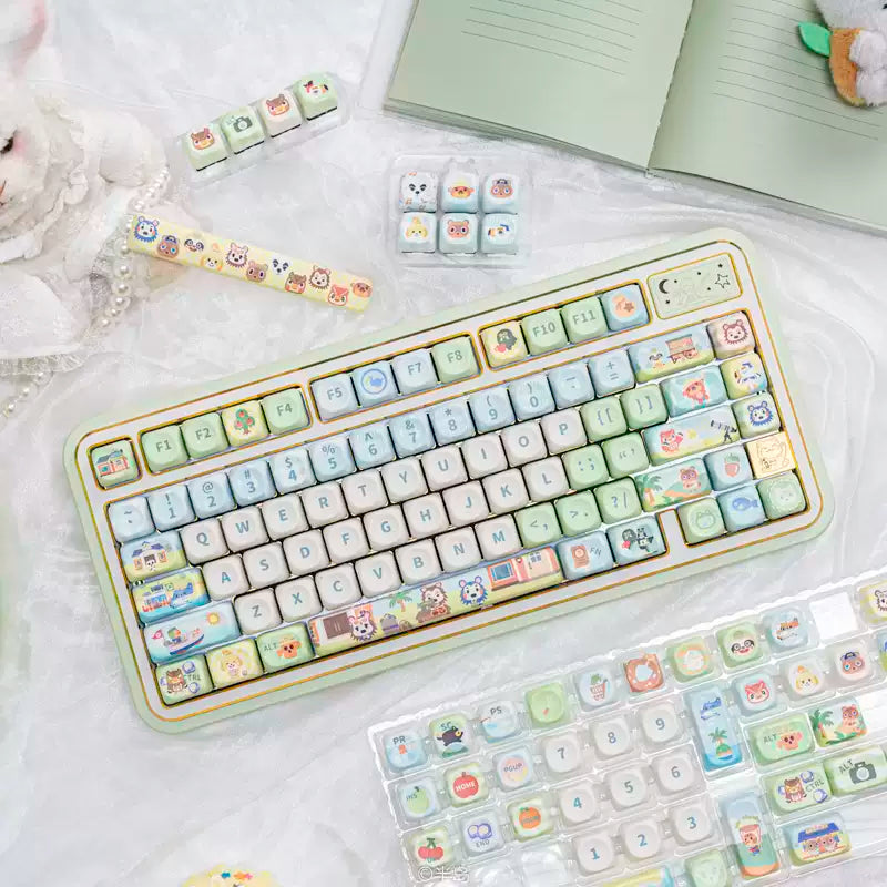 Animal Crossing 137-Key MOA Profile PBT Keycap Set