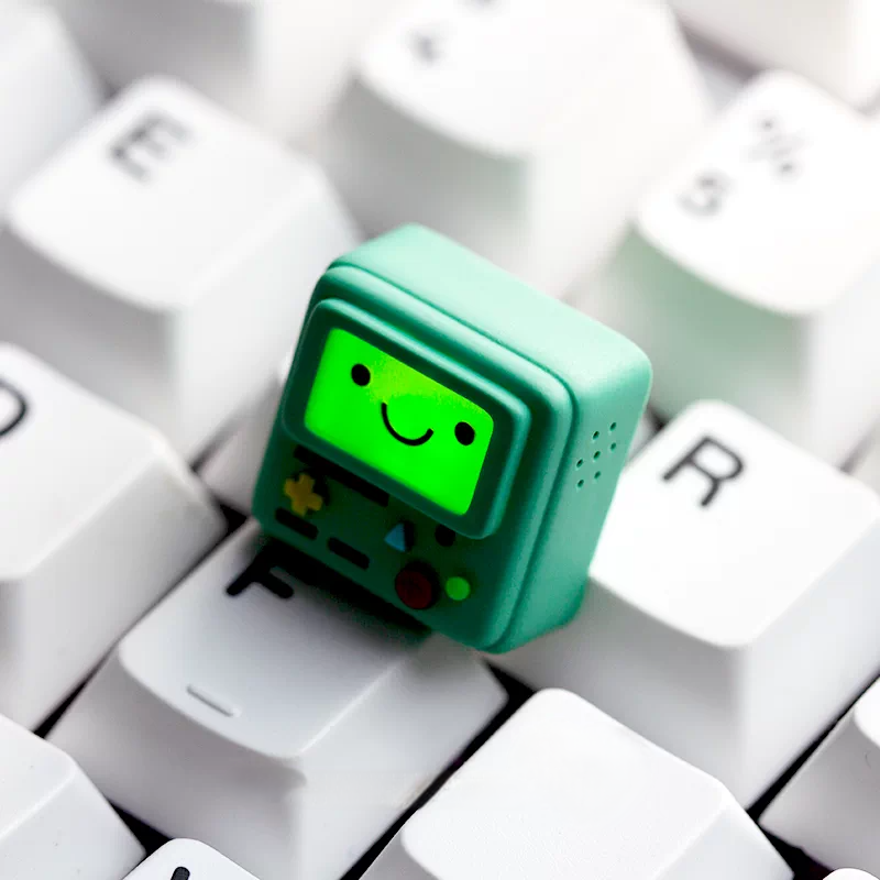 Adventure Time BMO Translucent Resin Artisan Keycap – ESC Key