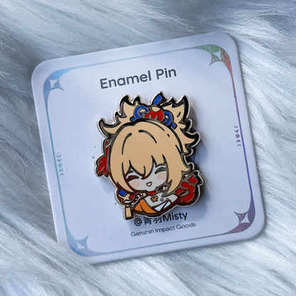Genshin Impact Enamel Pin Badge