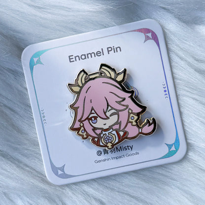 Genshin Impact Enamel Pin Badge