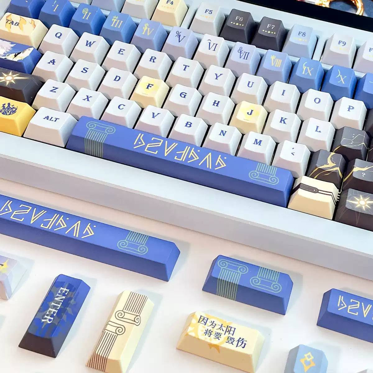 Bai’e OEM Profile PBT Shine-Through Keycap Set