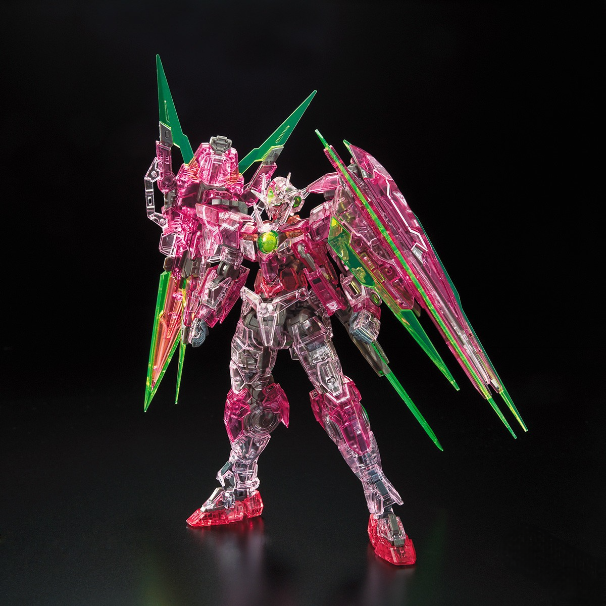RG 1/144 - 00 Qan[T] Full Saber (Trans-Am Clear Ver.)