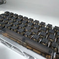 Black Frosted Translucent 115-Key Side-Printed OEM Profile Keycap Set
