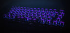 Black Frosted Translucent 115-Key Side-Printed OEM Profile Keycap Set