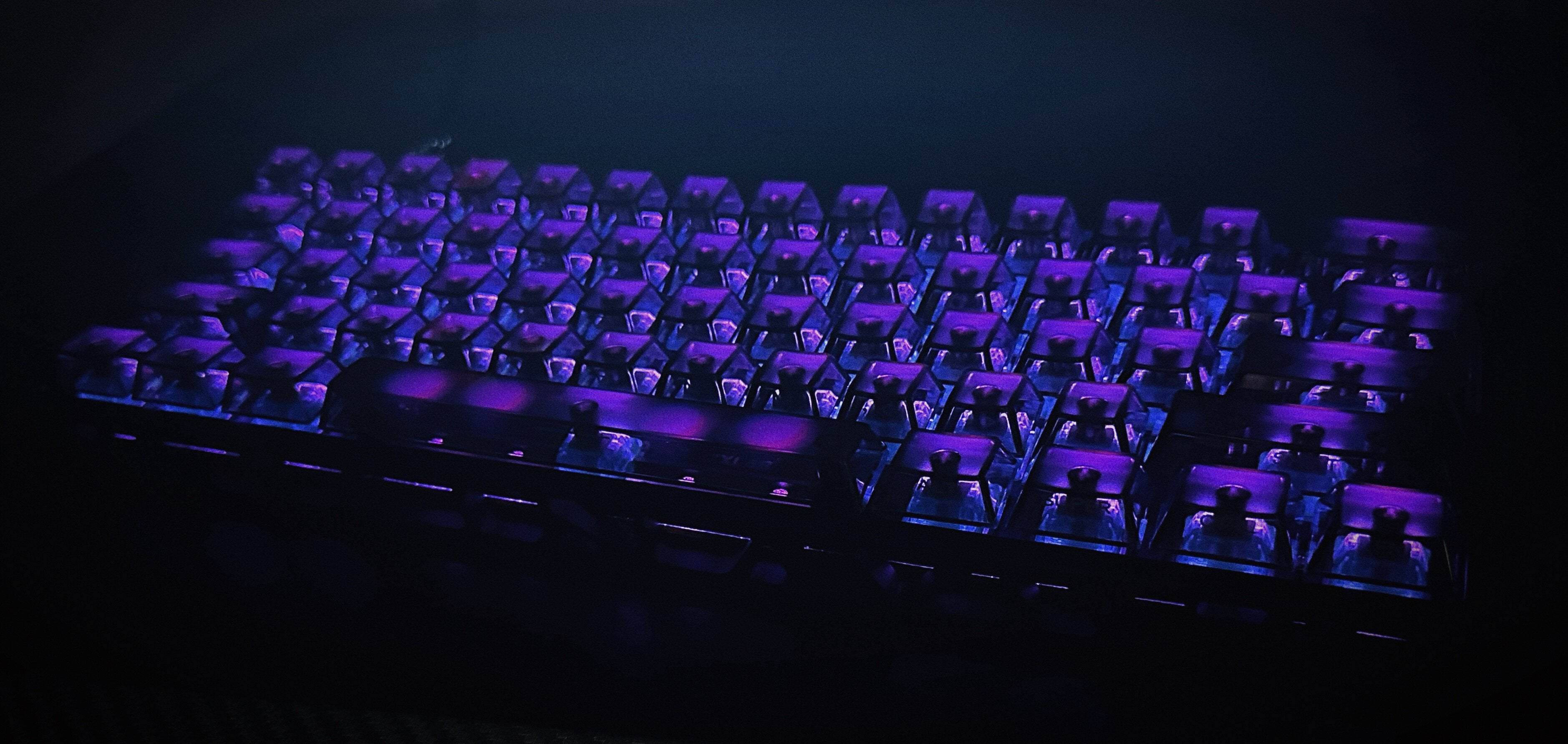 Black Frosted Translucent 115-Key Side-Printed OEM Profile Keycap Set