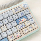 Blue Meow 123-Key MOA Profile PBT Keycap Set