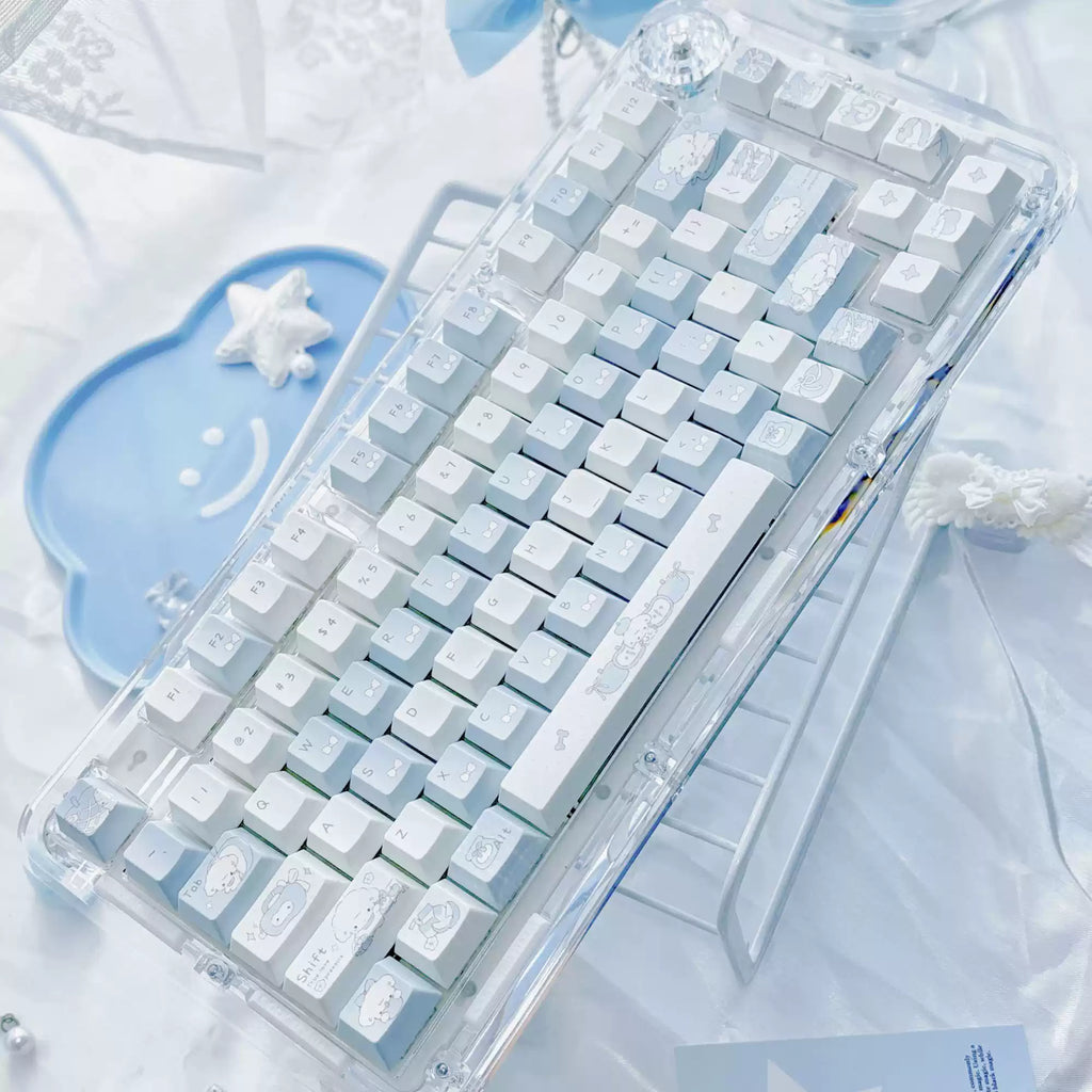 Blue Puppy Apple PBT Keycap Set