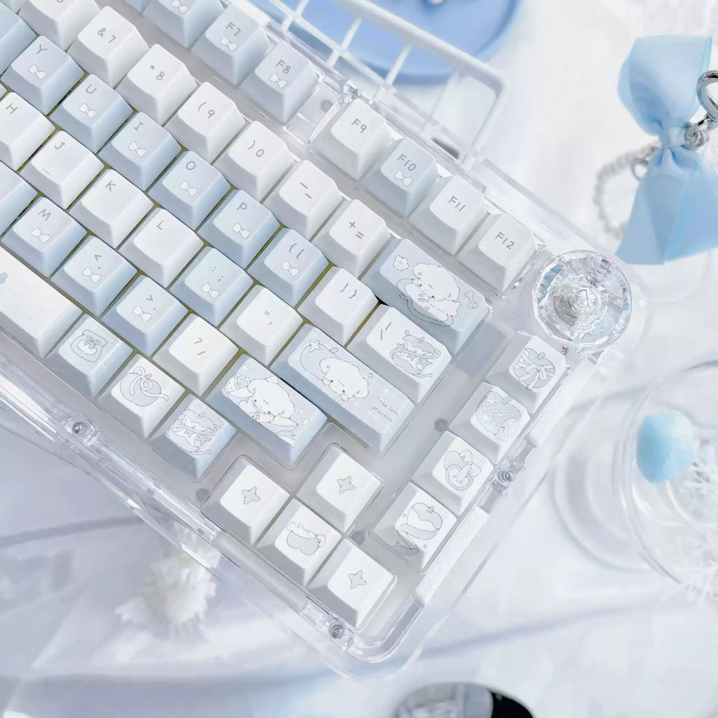Blue Puppy Apple PBT Keycap Set