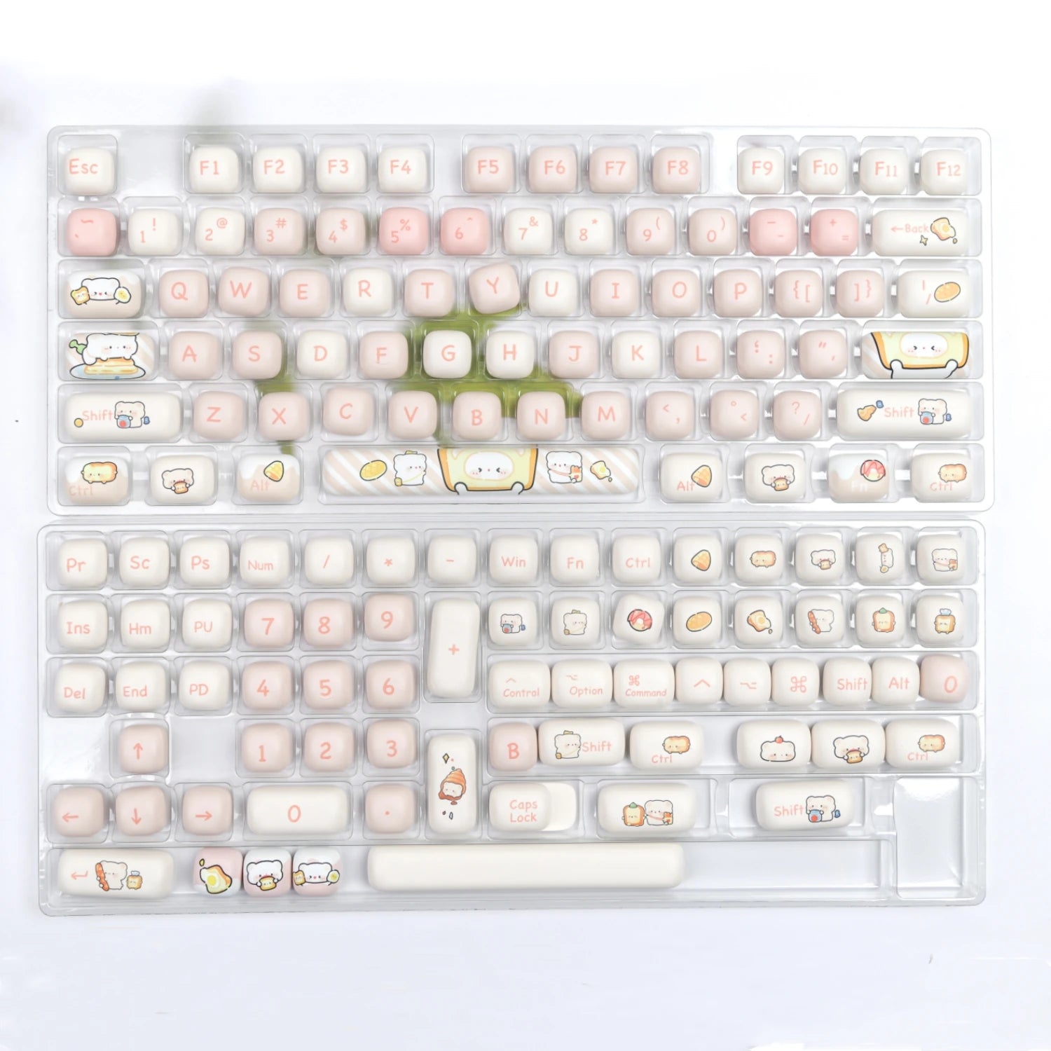 Bread Bear MOG PBT Keycap Set