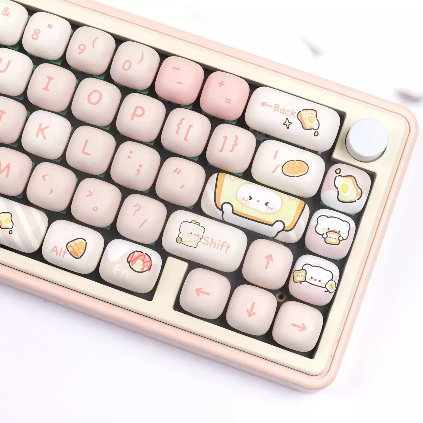 Bread Bear MOG PBT Keycap Set