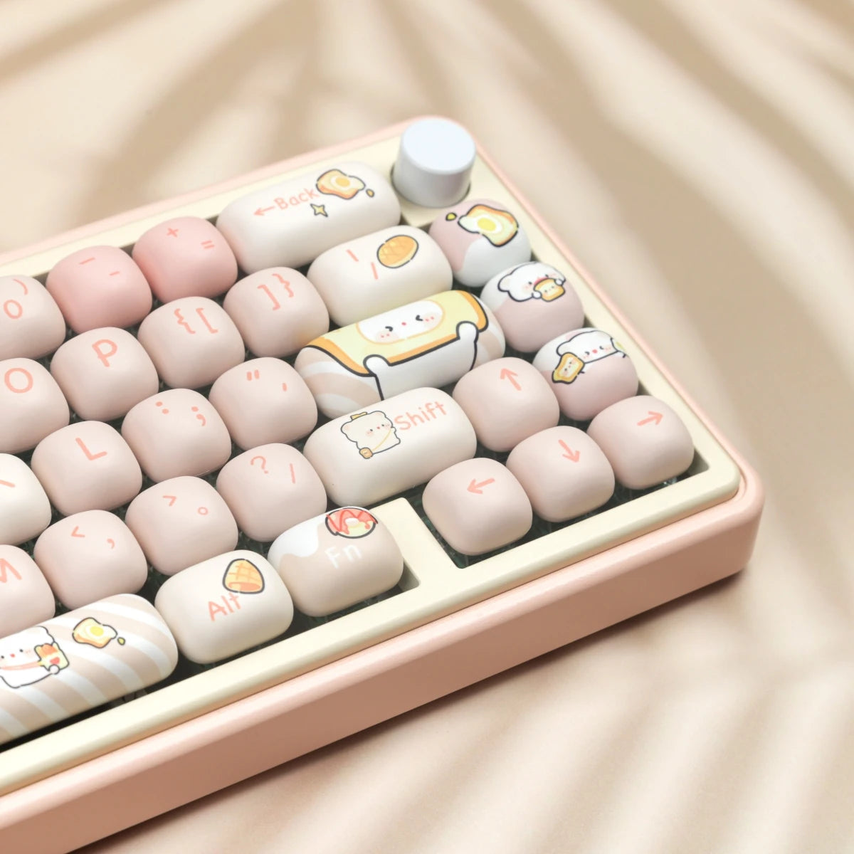 Bread Bear MOG PBT Keycap Set