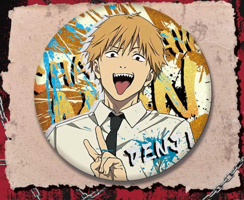 Chainsaw Man Fanmade Button Pin