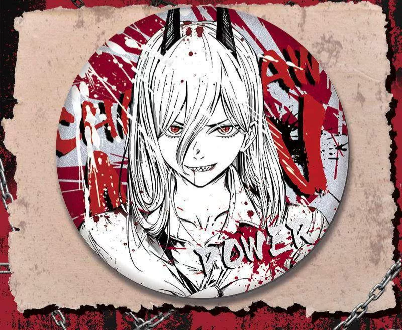 Chainsaw Man Fanmade Button Pin