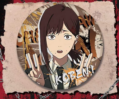 Chainsaw Man Fanmade Button Pin