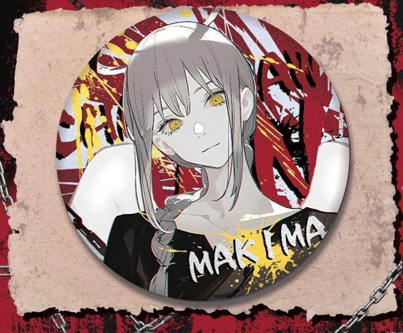 Chainsaw Man Fanmade Button Pin