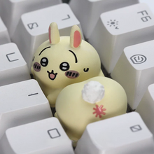 Chiikawa Character 3D Resin Keycap – Chiikawa + Hachiware