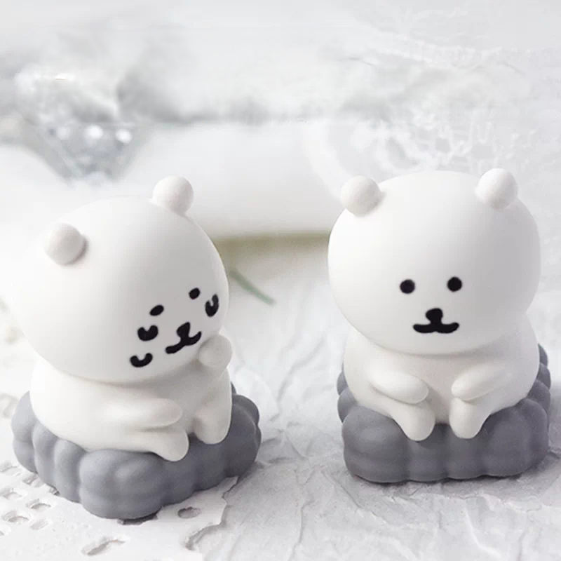 Chiikawa “Self-Deprecating Bear” 3D Resin Artisan Keycap