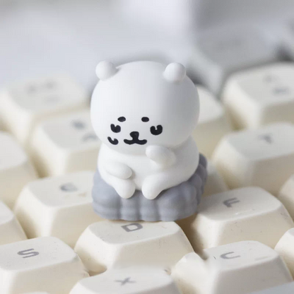 Chiikawa “Self-Deprecating Bear” 3D Resin Artisan Keycap