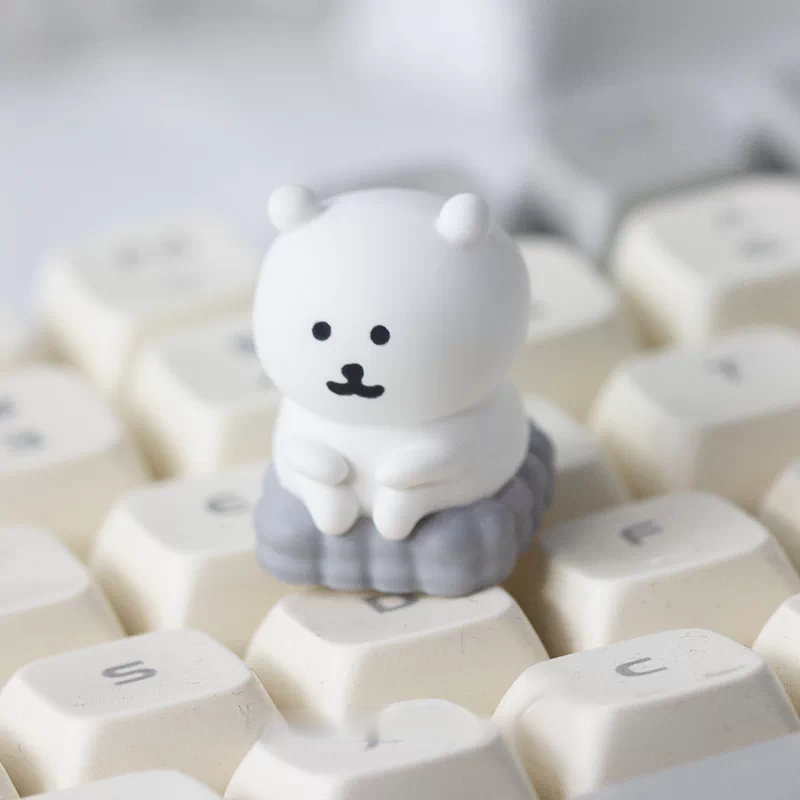 Chiikawa “Self-Deprecating Bear” 3D Resin Artisan Keycap