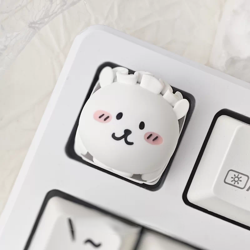 Chiikawa Self-Deprecating Bear Resin Artisan Keycap – ESC Key