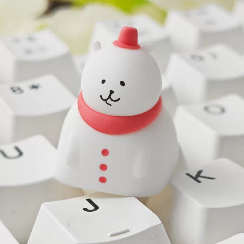 Chiikawa “Self-Deprecating Bear” 3D Resin Artisan Keycap