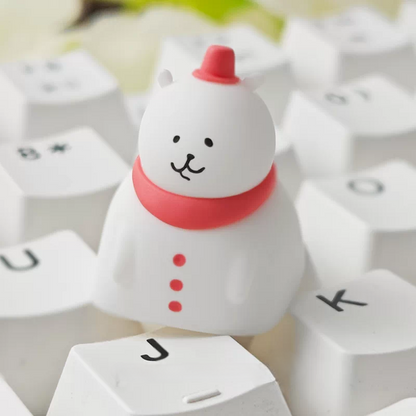 Chiikawa “Self-Deprecating Bear” 3D Resin Artisan Keycap