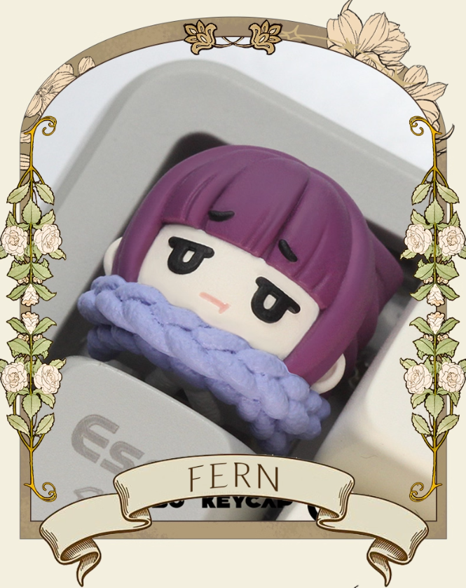 Frieren Fern Resin Artisan Keycap – ESC Key