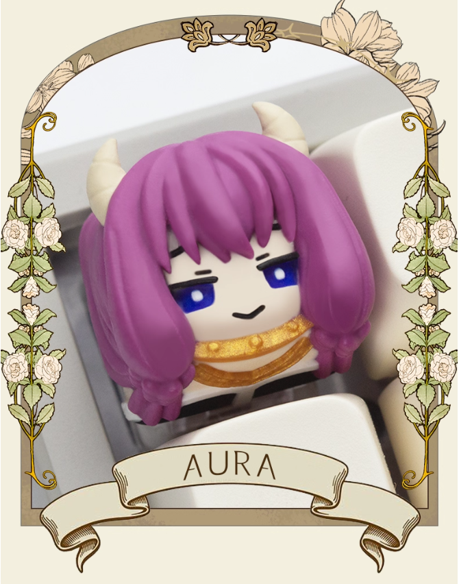 Frieren Aura Resin Artisan Keycap – ESC Key