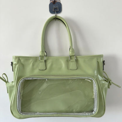 Glossy Concert Ita Tote Bag | 3-Way Large Capacity Uchiwa & Light Stick Holder