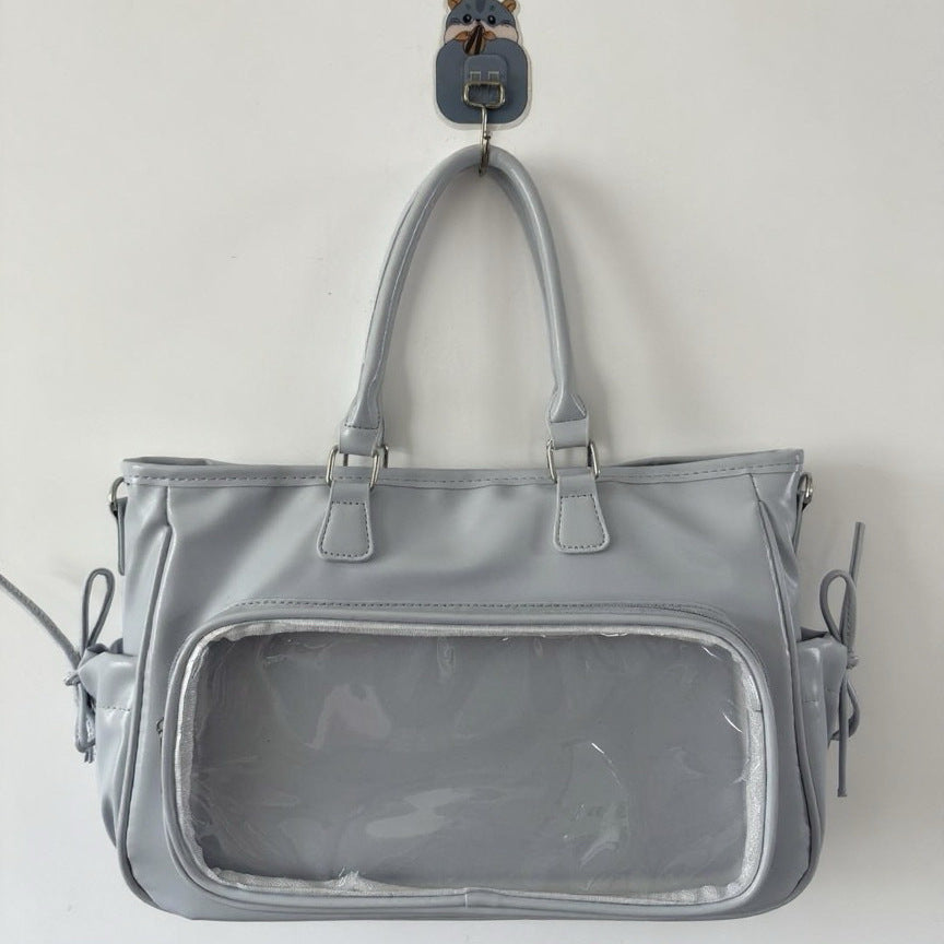 Glossy Concert Ita Tote Bag | 3-Way Large Capacity Uchiwa & Light Stick Holder