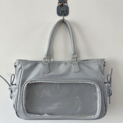 Glossy Concert Ita Tote Bag | 3-Way Large Capacity Uchiwa & Light Stick Holder