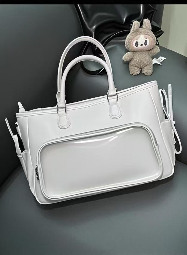 Glossy Concert Ita Tote Bag | 3-Way Large Capacity Uchiwa & Light Stick Holder