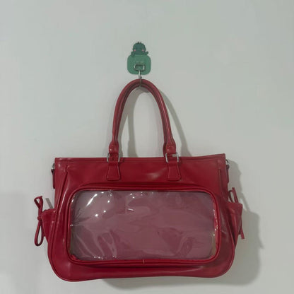 Glossy Concert Ita Tote Bag | 3-Way Large Capacity Uchiwa & Light Stick Holder