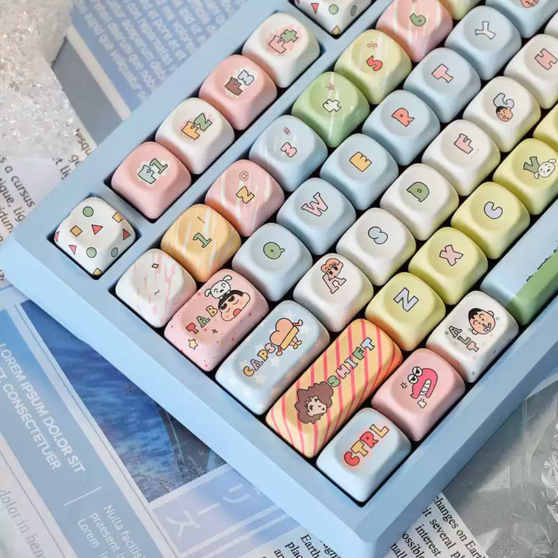 Crayon Shin-chan 120-Key MOA Profile PBT Keycap Set