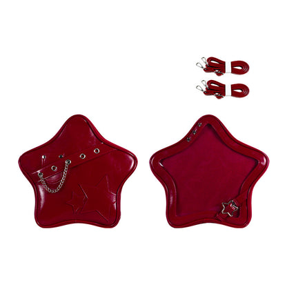 Kawaii Star Ita Bag PU Backpack Crossbody