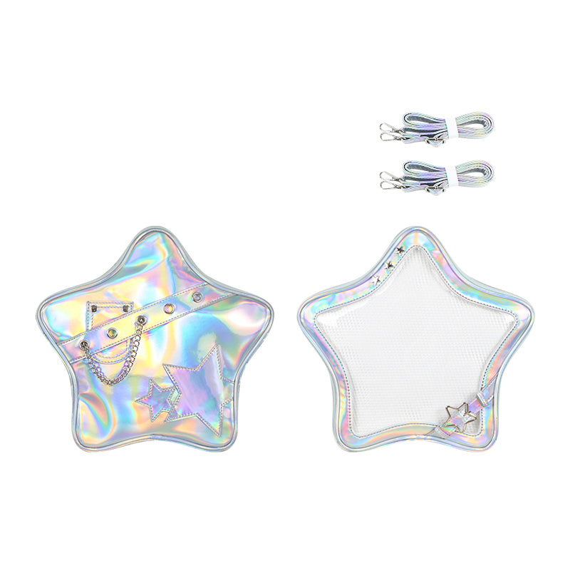 Kawaii Star Ita Bag PU Backpack Crossbody