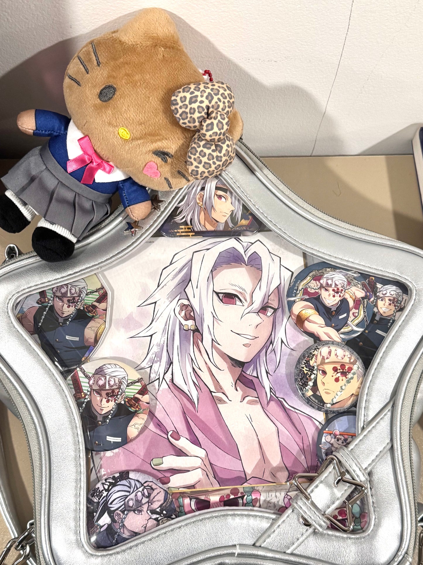 Kawaii Star Ita Bag PU Backpack Crossbody