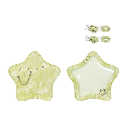 Kawaii Star Ita Bag PU Backpack Crossbody