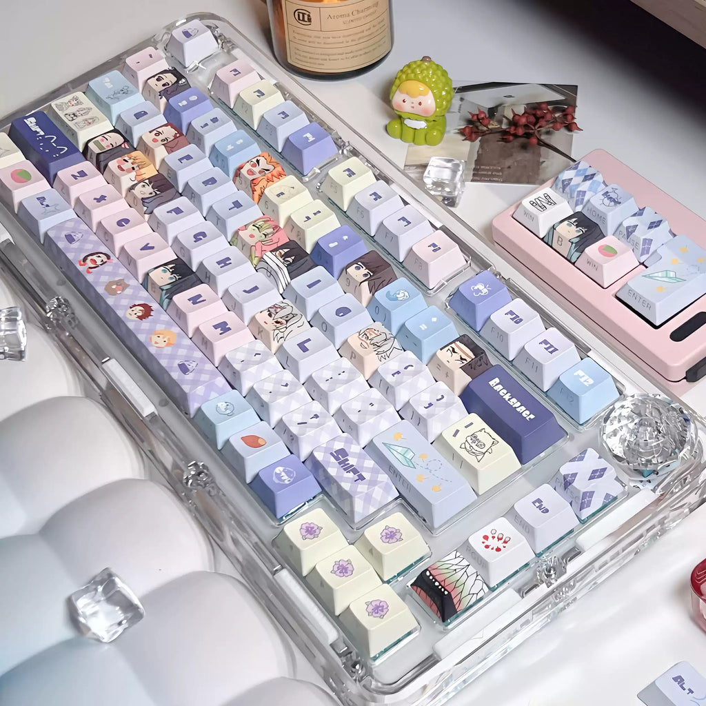 Demon Slayer Anime PBT Keycap Set