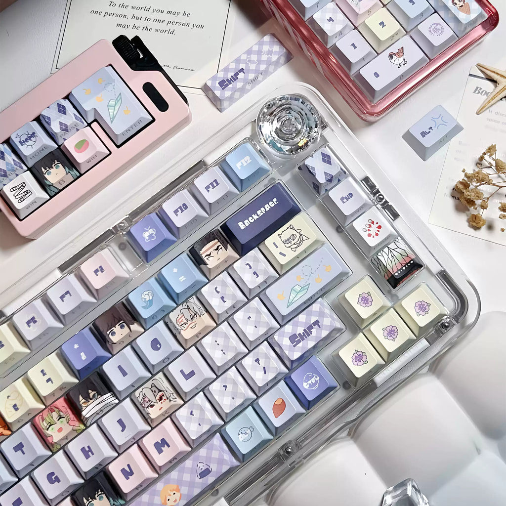Demon Slayer Anime PBT Keycap Set