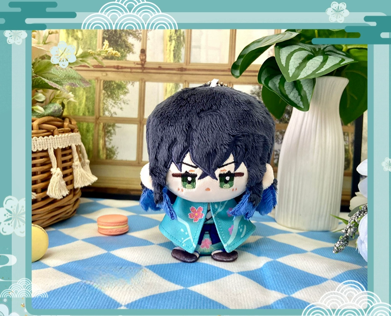 Demon Slayer: Kimetsu no Yaiba Inosuke Hashibira 12cm Sitting Posture Plush Doll Keychain