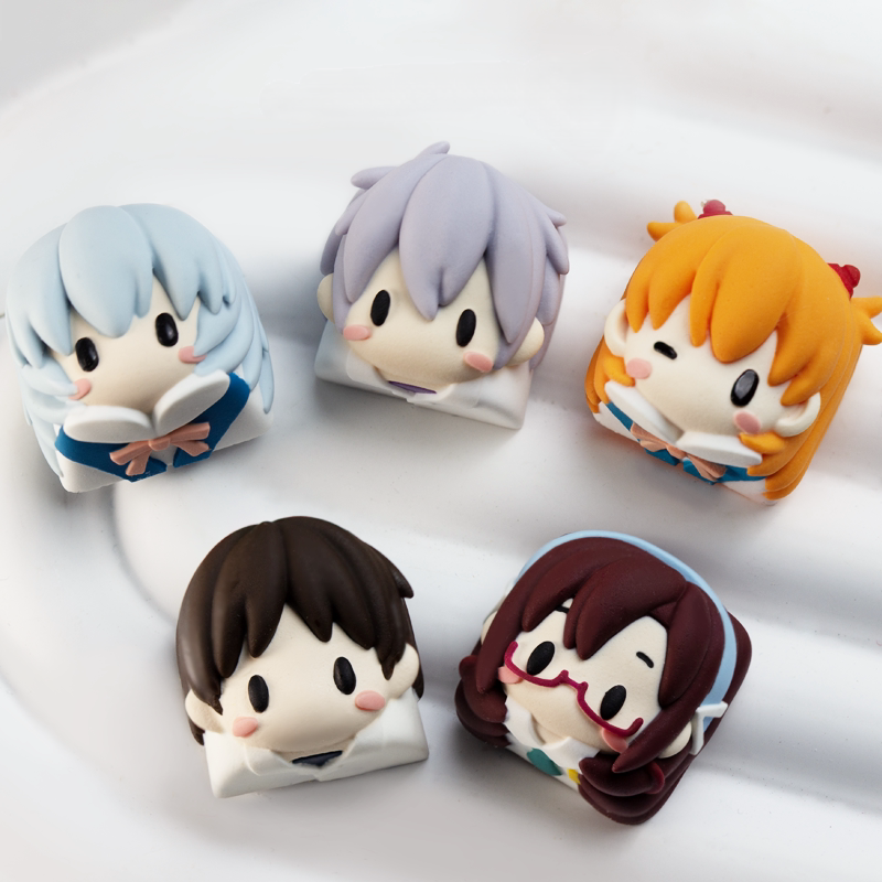 Neon Genesis Evangelion Asuka Langley Resin Artisan Keycap – ESC Key