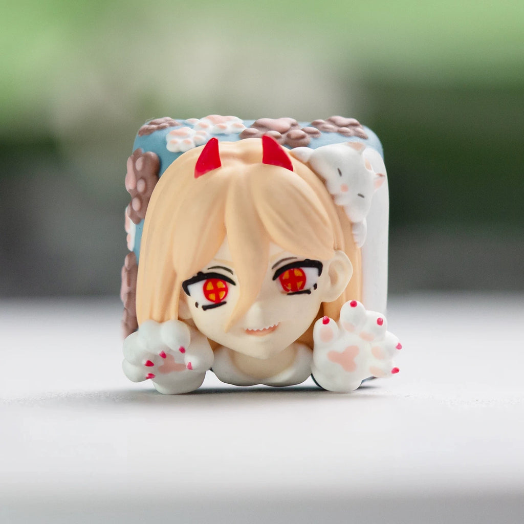 Chainsaw Man Power Claw Version Resin Artisan Keycap – ESC Key