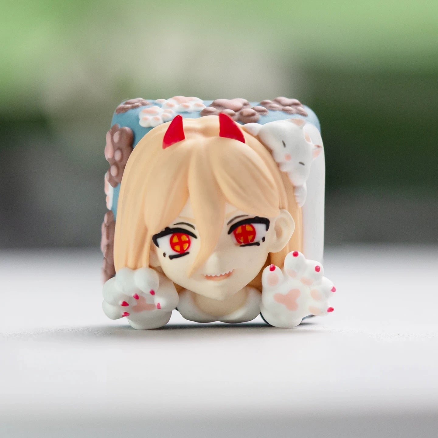 Chainsaw Man Power Claw Version Resin Artisan Keycap – ESC Key