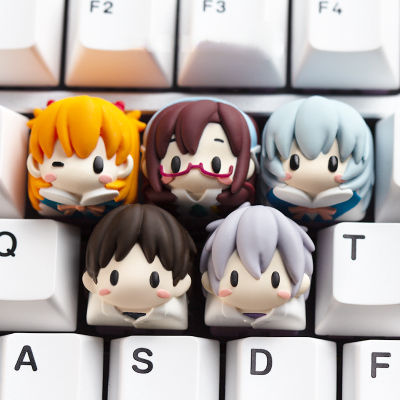 Neon Genesis Evangelion Asuka Langley Resin Artisan Keycap – ESC Key
