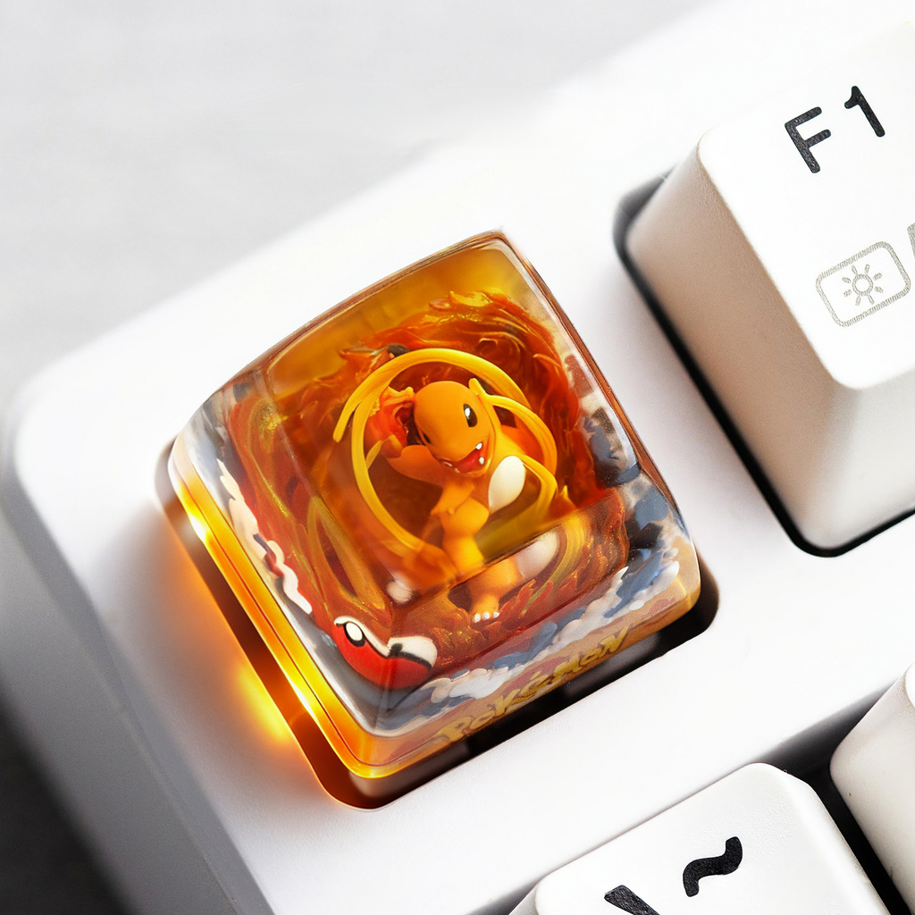 Pokémon Charmander Resin Artisan Keycap – ESC Key