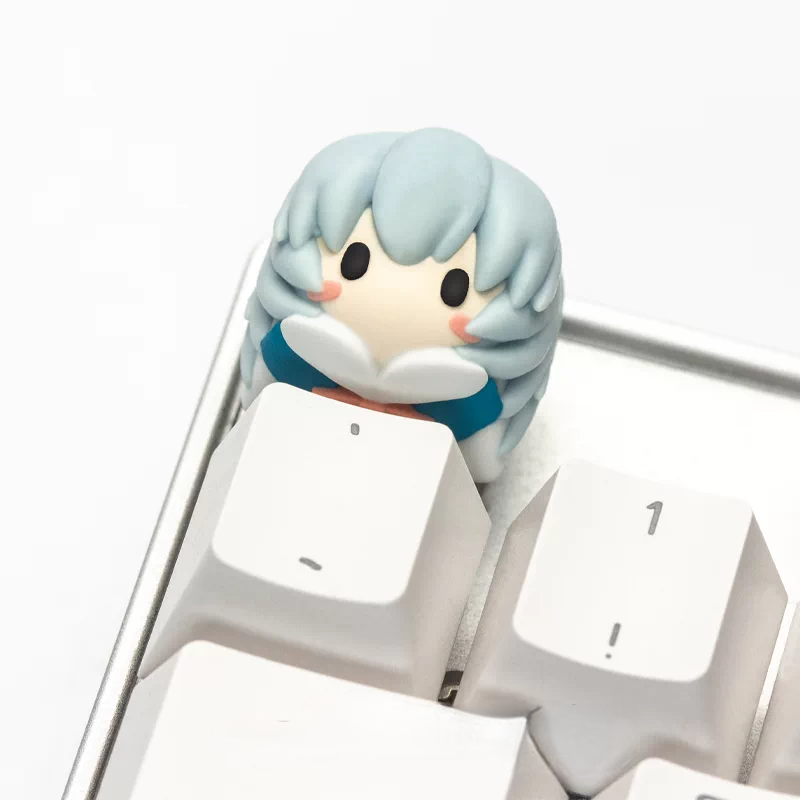 Neon Genesis Evangelion Asuka Langley Resin Artisan Keycap – ESC Key