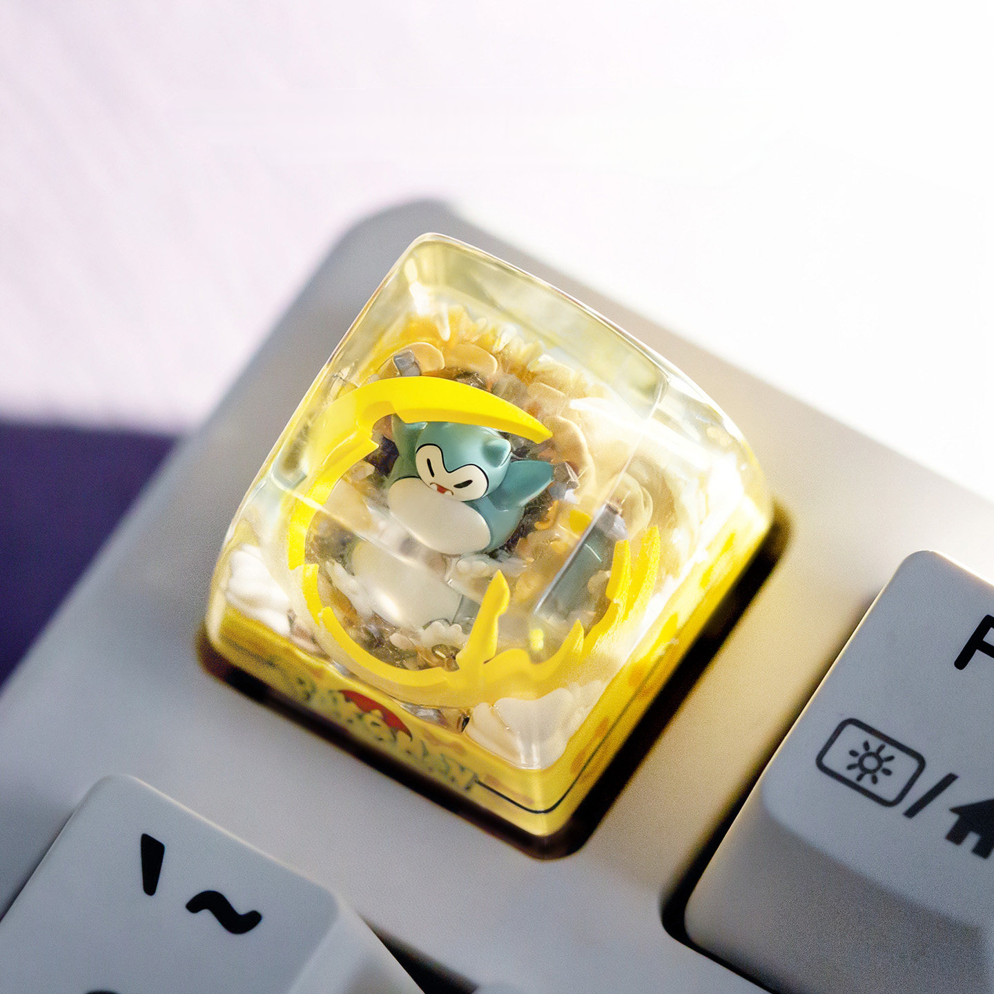 Pokémon "Snorlax" Artisan Keycap - Crystal Resin Edition